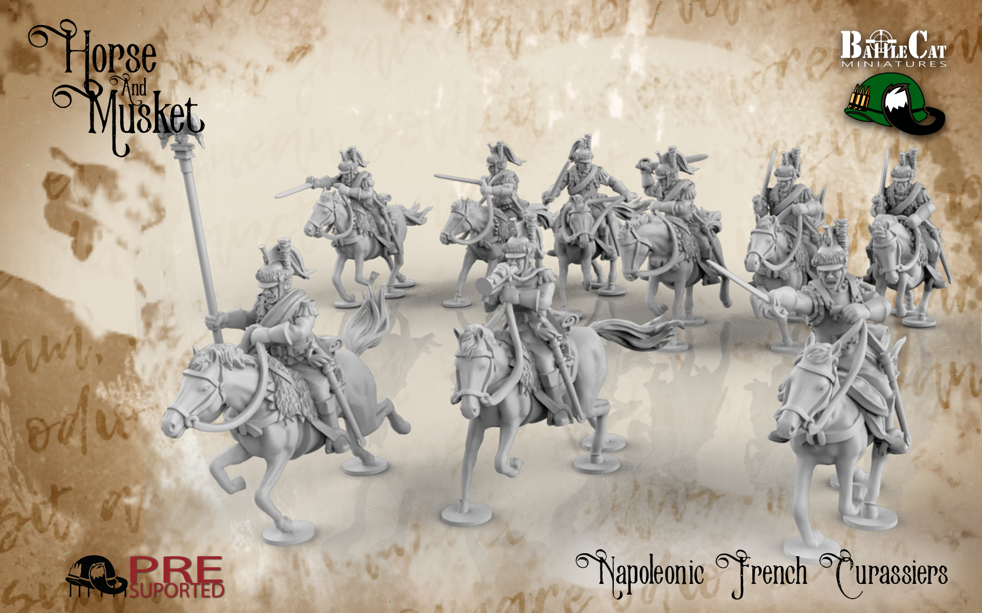 1812 French curassiers